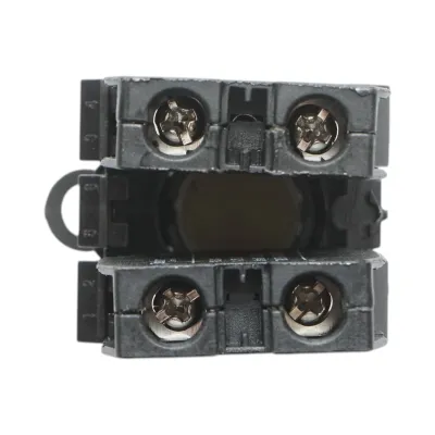 Buton comanda convex cu revenire alb 1NO+1NC, 10A/600V AC, 1A/250V DC LA42 Breckner Germany - imagine 5