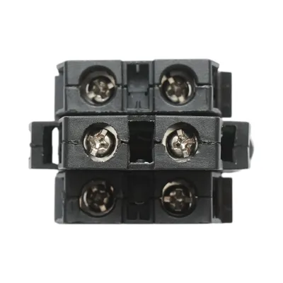 Buton comanda iluminat LED 220V AC verde cu revenire 1NO+1NC, 10A/600V AC, 1A/250V DC LA42 Breckner Germany - imagine 5