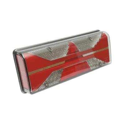 Lampa stop spate stanga LED camion 24V, 7 pini ASS2.1 E-mark cu iluminare numar 400x153x88mm - imagine 3