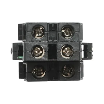 Buton comanda iluminat LED 24V AC/DC alb cu revenire 1NO+1NC, 10A/600V AC, 1A/250V DC LA42 Breckner Germany - imagine 5