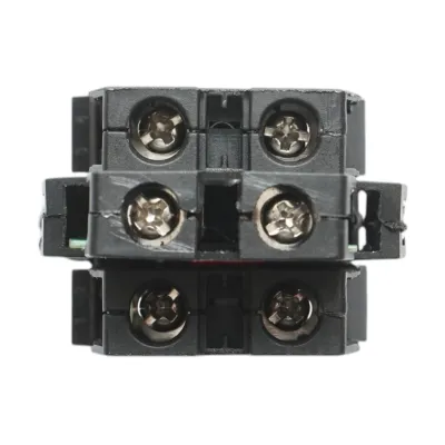 Buton comanda iluminat convex LED 24V AC/DC rosu cu revenire 1NO+1NC, 10A/600V AC, 1A/250V DC LA42 Breckner Germany - imagine 5