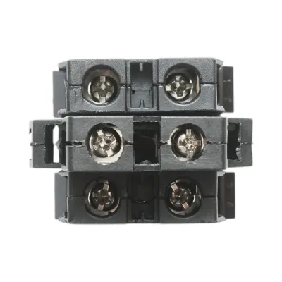 Buton selector iluminat 220V AC LED rosu cu 2 pozitii 1NO+1NC, 10A/600V AC, 1A/250V DC LA42 Breckner Germany - imagine 5