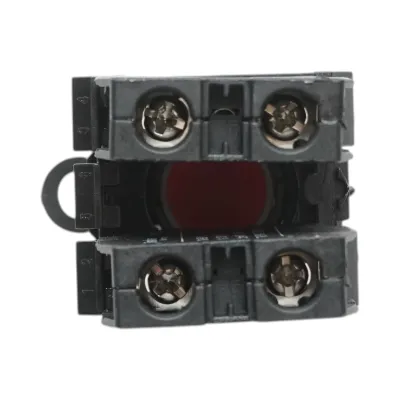 Buton comanda convex cu revenire rosu 1NO+1NC, 10A/600V AC, 1A/250V DC LA42 Breckner Germany - imagine 5
