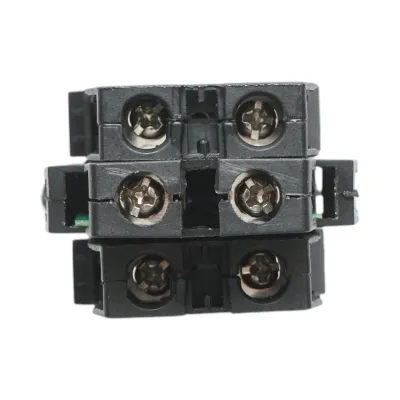 Buton comanda iluminat convex LED 24V AC/DC galben cu revenire 1NO+1NC, 10A/600V AC, 1A/250V DC LA42 Breckner Germany - imagine 5