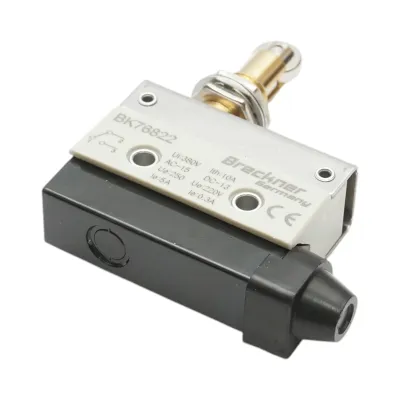 Intrerupator de limita cu cap metalic si rola orizontala 380V AC/250V DC Breckner Germany - imagine 5