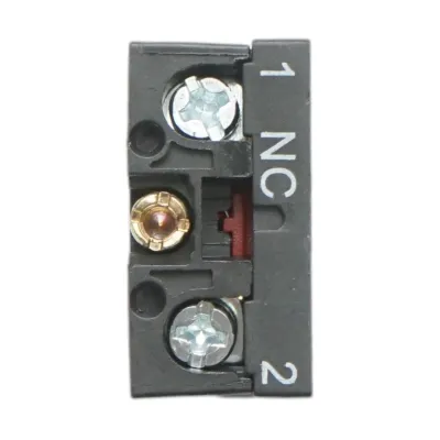 Bloc contact auxiliar 1NC, 400V/10A 22mm LAY5 Breckner Germany - imagine 5