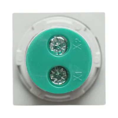 Indicator digital voltmetru LED verde 50-500V AC Ø 22mm Breckner Germany - imagine 4