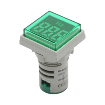 Indicator digital frecventa LED verde 0-99Hz Ø 22mm Breckner Germany