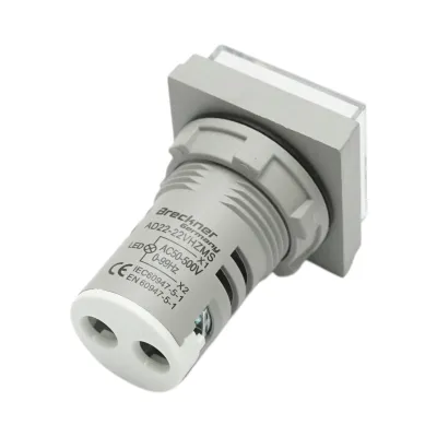 Indicator digital voltmetru si frecventa LED alb 0-99Hz/50-500V AC Ø 22mm Breckner Germany - imagine 3