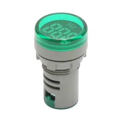 Indicator digital frecventa ampermetru LED verde 0-99Hz Ø 22mm Breckner Germany