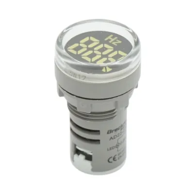 Indicator digital frecventa ampermetru LED alb 0-99Hz Ø 22mm Breckner Germany