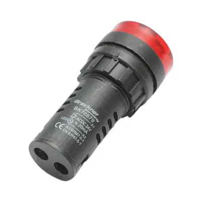Indicator industrial semnalizare LED cu sonerie 24V AC/DC Ø 22mm Breckner Germany - imagine 3