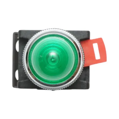 Lampa semnalizare LED verde 24V AC/DC 22mm Breckner Germany - imagine 3