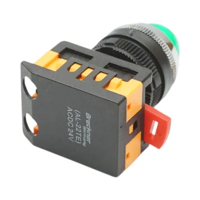 Lampa semnalizare LED verde 24V AC/DC 22mm Breckner Germany - imagine 4
