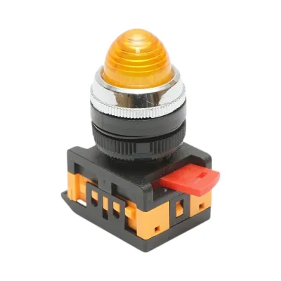 Lampa semnalizare LED galben 24V AC/DC 22mm Breckner Germany