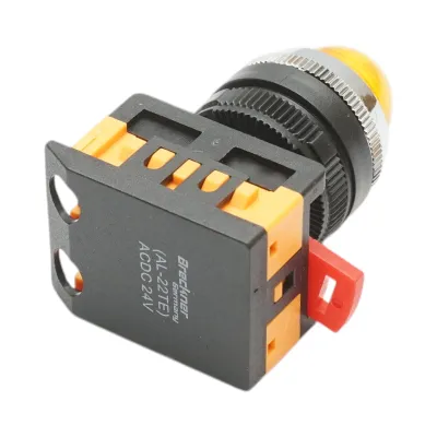 Lampa semnalizare LED galben 24V AC/DC 22mm Breckner Germany - imagine 4