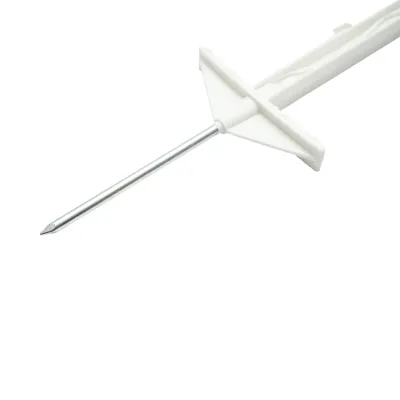 Stalp din plastic 1050mm alb pentru fir gard electric Breckner Germany - imagine 5