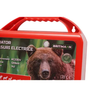 Aparat generator de impulsuri 14 Joule, 220V, 120 km pentru gard electric Britmann - imagine 6