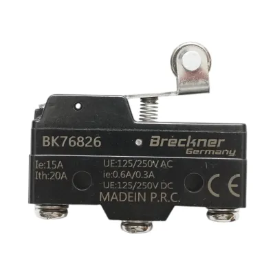 Limitator cursa cu parghie si rola 125-250V AC/DC 15A Breckner Germany
