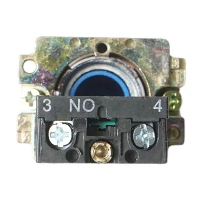Buton comanda albastru cu capac protectie 1NO, 400V/10A, LAY5, IP65 Breckner Germany - imagine 3