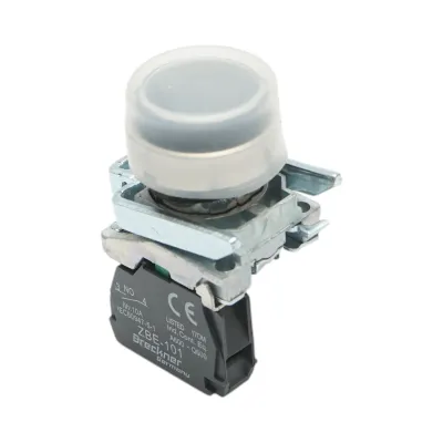 Buton comanda negru cu capac protectie 22mm, 1NO,  TB4-BP21, IP65 Breckner Germany - imagine 3