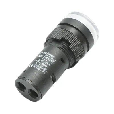 Indicator semnalizare LED alb 24V AC/DC 16mm Breckner Germany - imagine 3