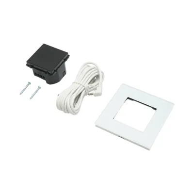Termostat WiFi incalzire in pardoseala si boiler, afisaj digital, senzor extern, rama sticla alba 86x86mm - imagine 5