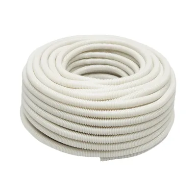 Tub flexibil copex 16mm fara fir, ignifug din polietilena HDPE, 320N gri 50m/rola