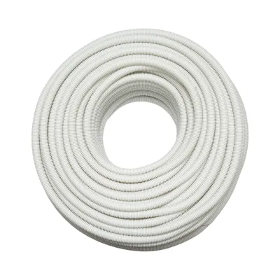 Tub flexibil copex 20mm cu fir, ignifug din polietilena HDPE, 320N gri 100m/rola - imagine 2