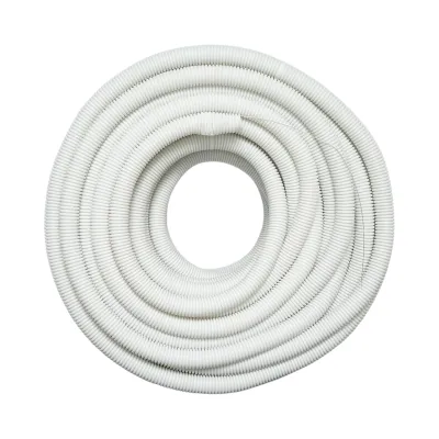 Tub flexibil copex 25mm cu fir, ignifug din polietilena HDPE, 320N gri 50m/rola - imagine 2