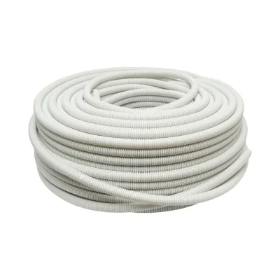 Tub flexibil copex 20mm cu fir, ignifug din polietilena HDPE, 750N gri 100m/rola