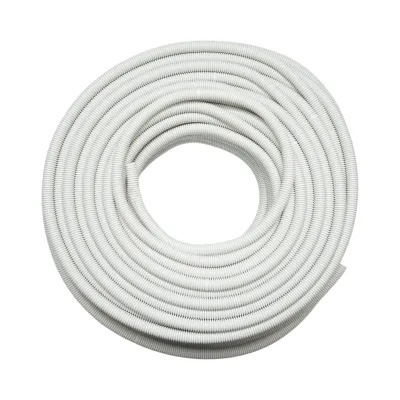 Tub flexibil copex 20mm cu fir, ignifug din polietilena HDPE, 750N gri 100m/rola - imagine 2