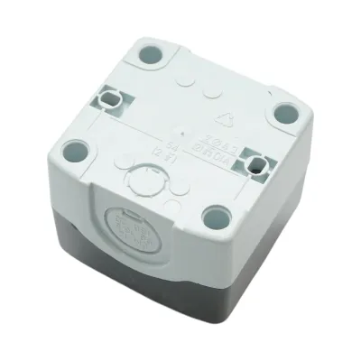 Carcasa buton comanda STOP rosu cu revenire 1NC Breckner Germany - imagine 3