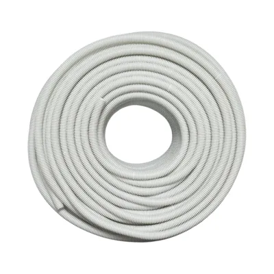 Tub flexibil copex 16mm cu fir, ignifug din polietilena HDPE, 750N gri 100m/rola - imagine 2