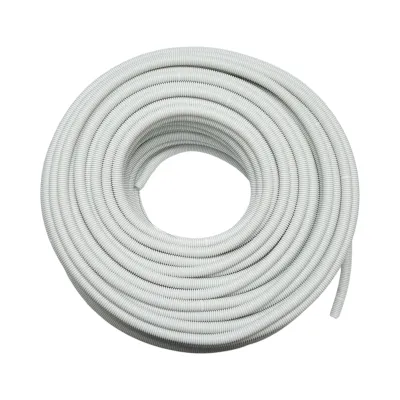 Tub flexibil copex 20mm cu fir, polietilena HDPE, 750N gri 100m/rola - imagine 2