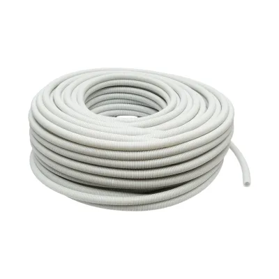 Tub flexibil copex 20mm cu fir, polietilena HDPE, 750N gri 100m/rola