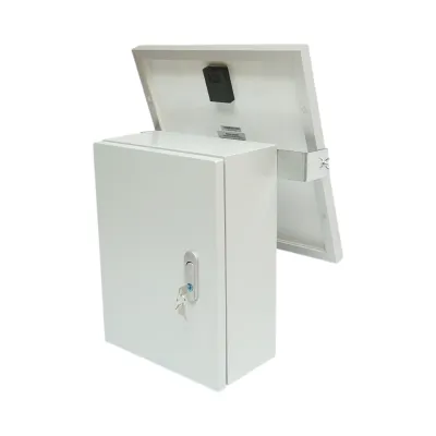Panou solar 30W cu tablou metalic exterior pentru aparat gard electric si baterie IP65 Breckner Germany - imagine 7