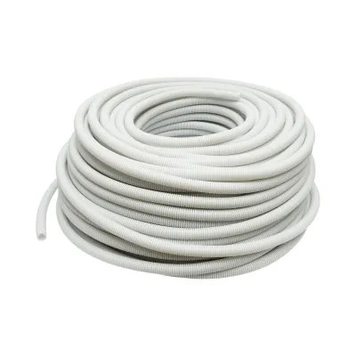 Tub flexibil copex 16mm fara fir, polietilena HDPE, 750N gri 100m/rola