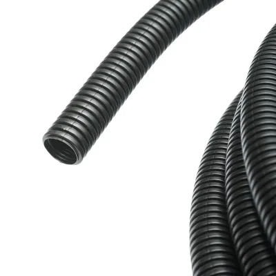 Tub flexibil copex 20mm fara fir, polietilena HDPE, 320N negru 50m/rola Longroad - imagine 3