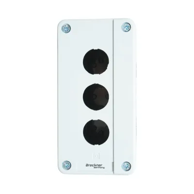 Carcasa comanda 3 butoane 164x51mm Breckner Germany