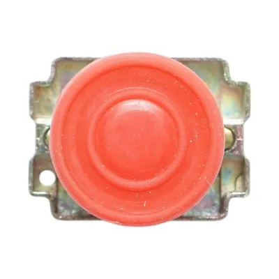 Buton comanda rosu cu capac protectie IP65, 1NC, 400V/10A, LAY5 Breckner Germany - imagine 2
