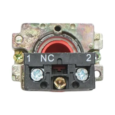 Buton comanda rosu cu capac protectie IP65, 1NC, 400V/10A, LAY5 Breckner Germany - imagine 3