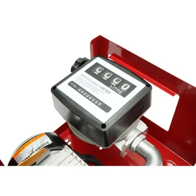 Pompa transfer motorina 220V 550W Breckner Debit 60L/min. (Kit cu contor, furtun aspiratie 1.5m, furtun transfer 4m, Pistol) - imagine 8