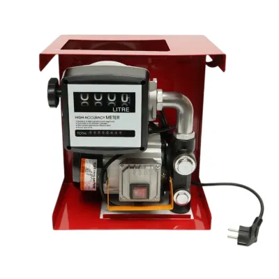 Pompa transfer motorina 220V 550W Breckner Debit 60L/min. (Kit cu contor, furtun aspiratie 1.5m, furtun transfer 4m, Pistol) - imagine 2