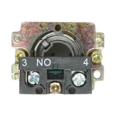 Buton comanda cu revenire alb si marcaj sageata 1NO, 400V/10A, LAY5 Breckner Germany - imagine 5