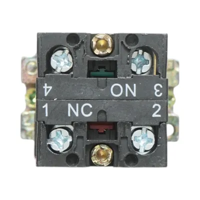 Selector 2 pozitii cu retinere si indicator semnalizare LED verde 1NO+1NC, 24V, LAY5 Breckner Germany - imagine 4