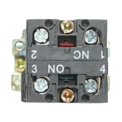 Selector 2 pozitii cu retinere si indicator semnalizare LED alb 1NO+1NC, 220V, LAY5 Breckner Germany - imagine 4