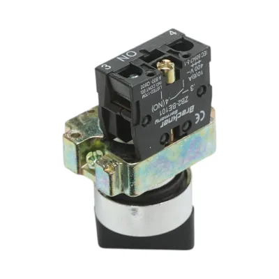Selector 2 pozitii cu revenire negru 1NO, 400V/10A, LAY5-BD41 Breckner Germany - imagine 3