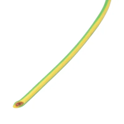 Cablu impamantare cupru 4mm galben-verde MYF H07V-K, izolatie PVC 450/750V 100m/rola - imagine 3