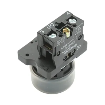 Buton comanda cu capac protectie IP65 verde, 1NO, 400V/10A, LAY5-EP31 Breckner Germany - imagine 3